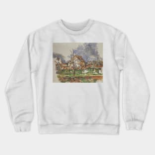 Winter Landscape, Giverny by Paul Cezanne Crewneck Sweatshirt